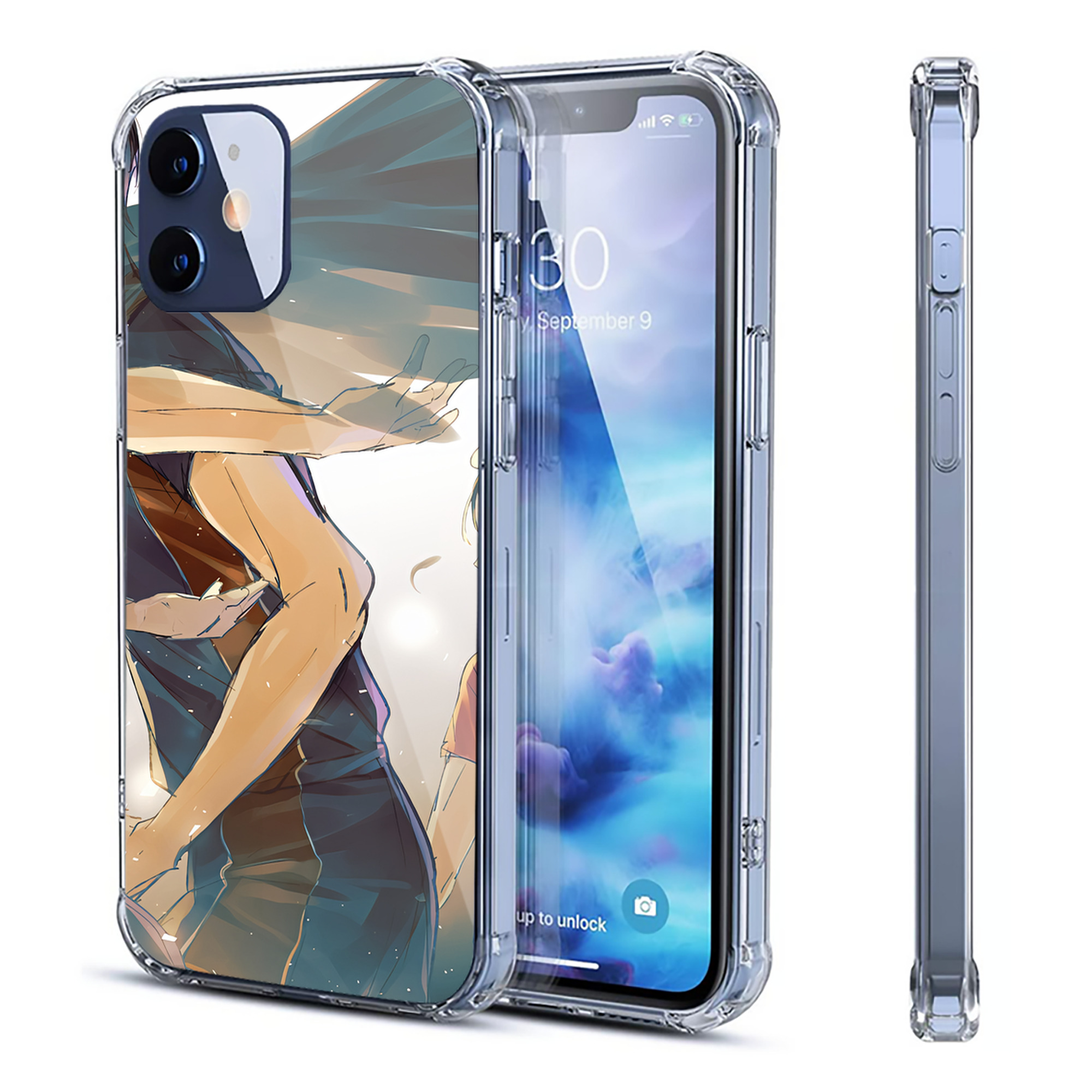 （画像用） ハイキュー!! Haikyu!! 【iPhone 12シリーズ対応】透明スマホケース（クリアソフトケース）